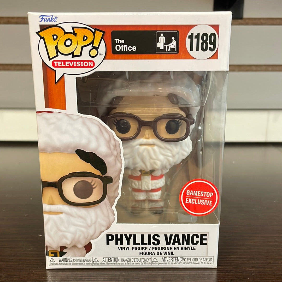 Funko Pop! The Office: Phyllis Vance (Santa) #1189 GameStop Exclusive