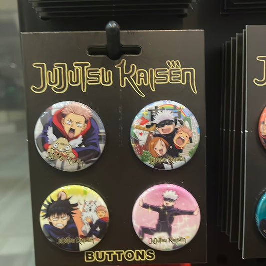 Jujutsu Kaisen 4 pack Button 1