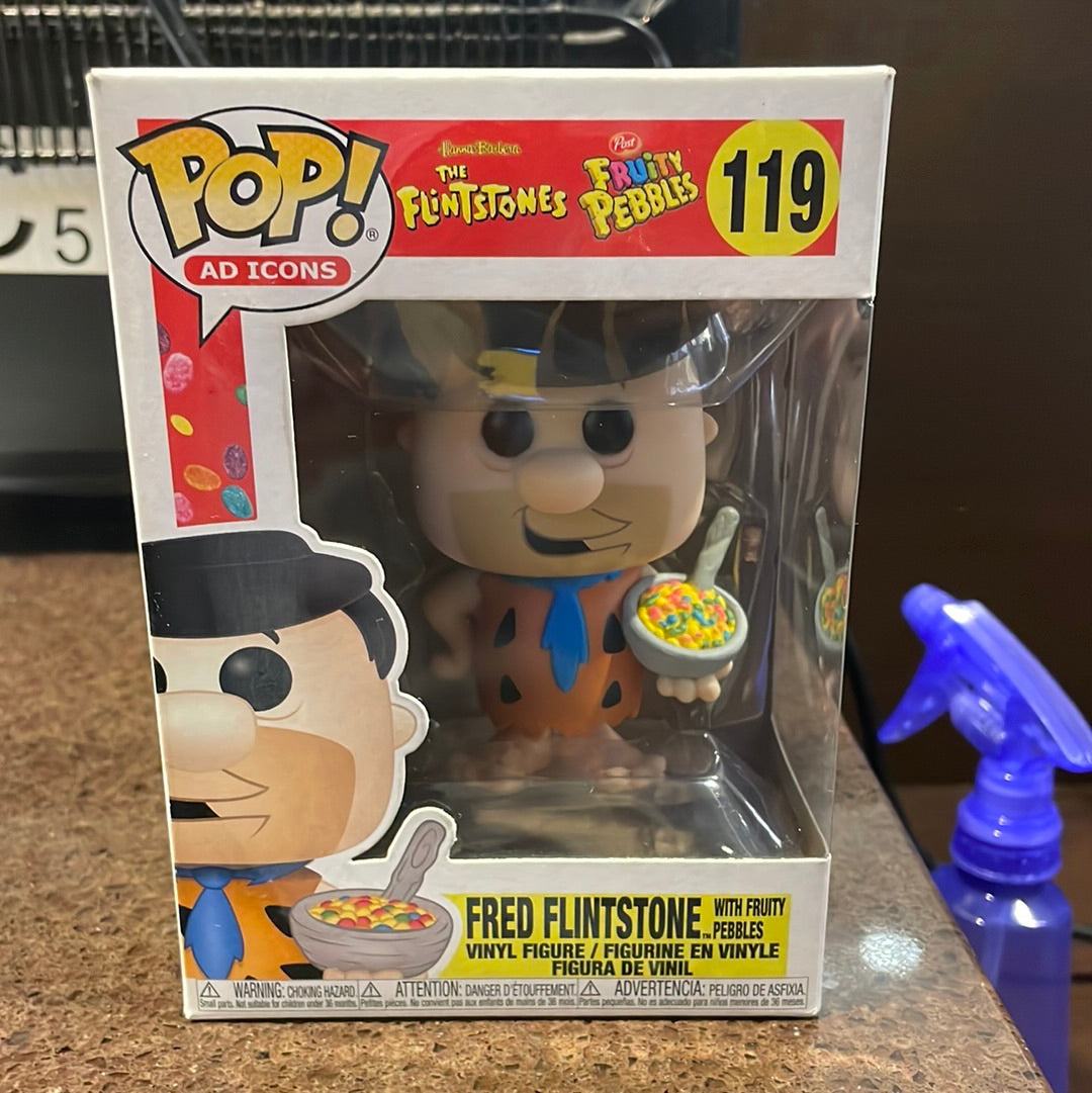 Funko Pop! Fred Flinstone (w/ Fruity pebbles) #119