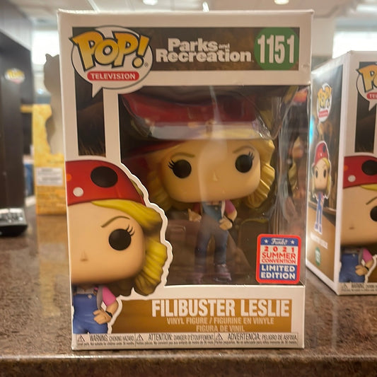 Funko Pop! Filibuster Leslie #1151 2021 Summer Convention