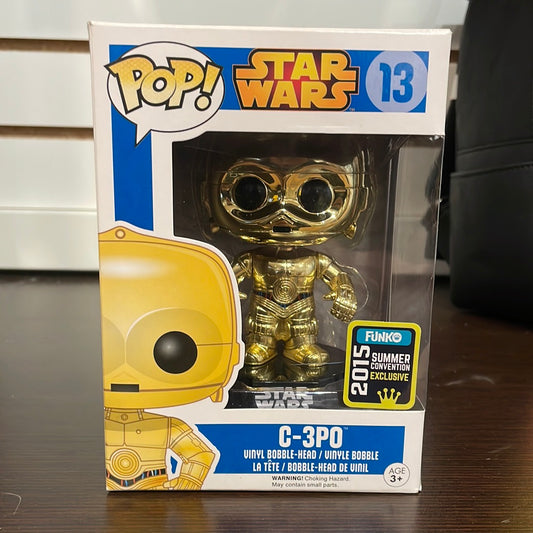 Funko Pop! Star Wars: C-3P0 #13 2015 Summer Convention (Vaulted)