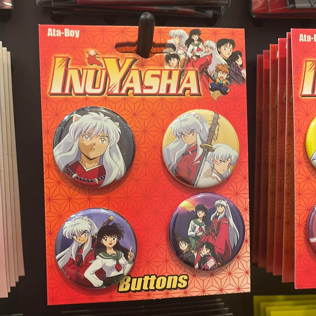 InuYasha 4 Pack Pin 1