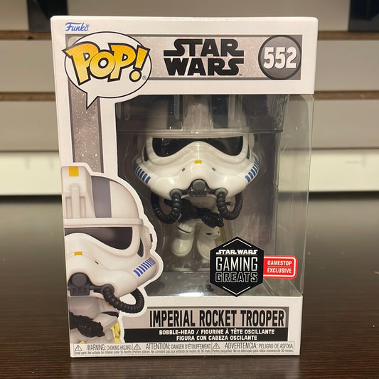 Funko Pop! Star Wars: Imperial Rocket Trooper #552 GameStop Exclusive