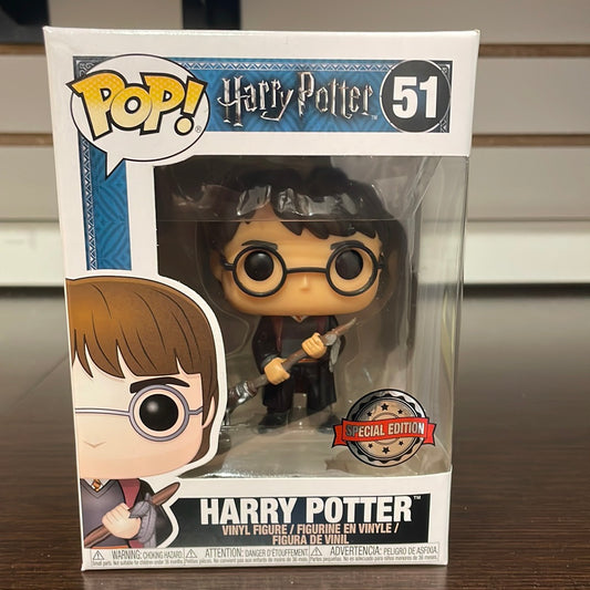 Funko Pop! Harry Potter: Harry Potter w/ Firebolt #51