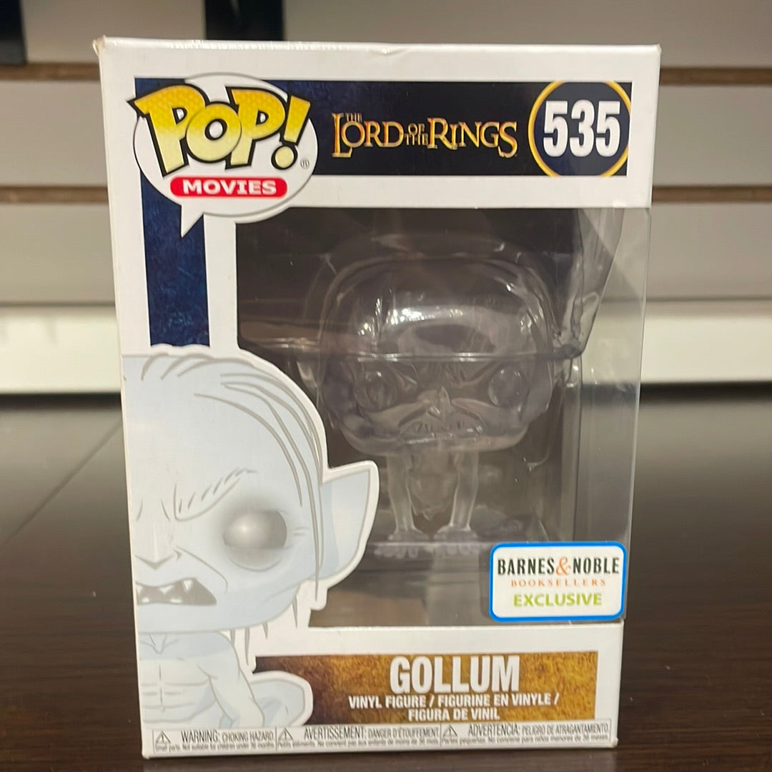 Funko Pop! Lord of The Rings: Gollum (Invisible) #535 Barnes & Noble Exclusive