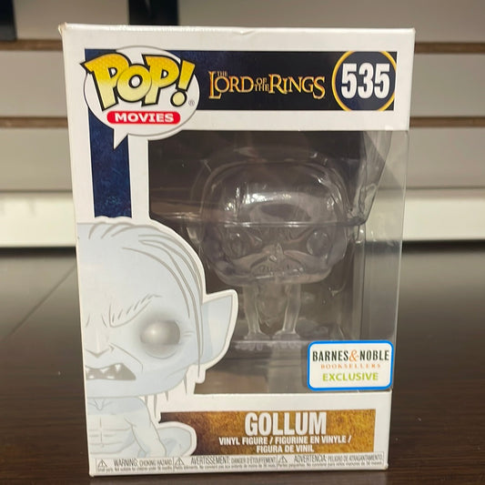 Funko Pop! Lord of The Rings: Gollum (Invisible) #535 Barnes & Noble Exclusive