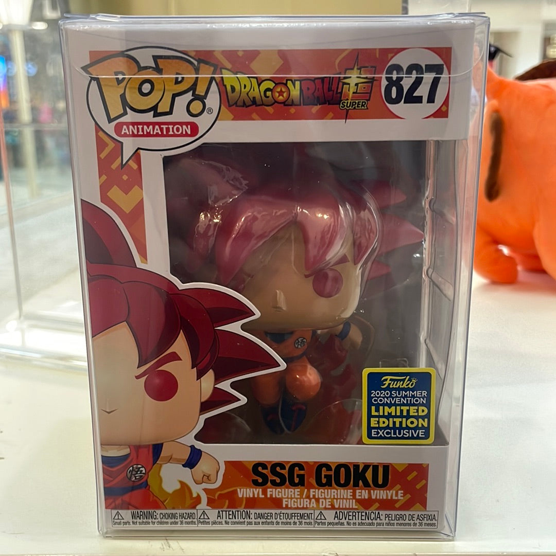 Funko Pop! Dragon Ball Z: SSG GOKU #827 2020 Summer Convention