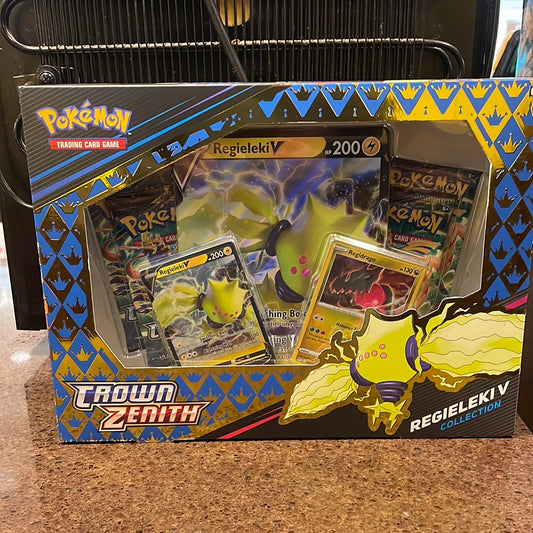 Pokémon Crown Zenith Regieleki V Collection Box