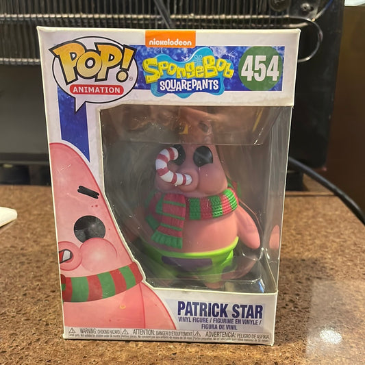 Funko Pop! Patrick Star (Santa hat w/ candy can) #454