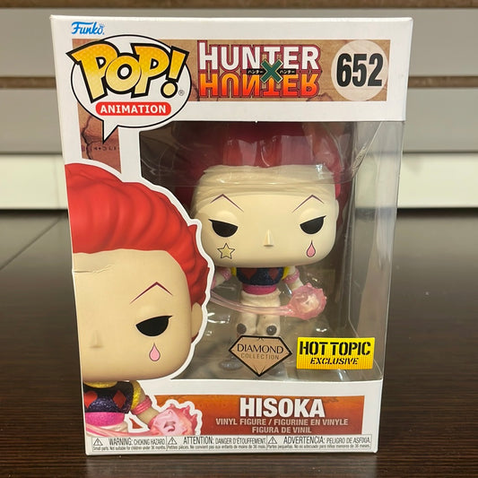 Funko Pop! Hunter X Hunter: Hisoka #652 Diamond Collection Hot Topic Exclusive