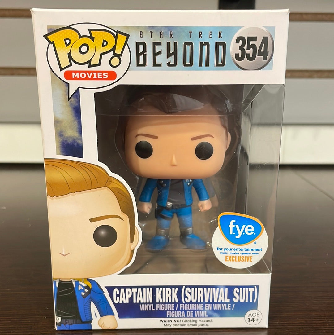 Funko Pop! Star Trek: Captain Kirk (Survival Suit) #354 FYE Exclusive