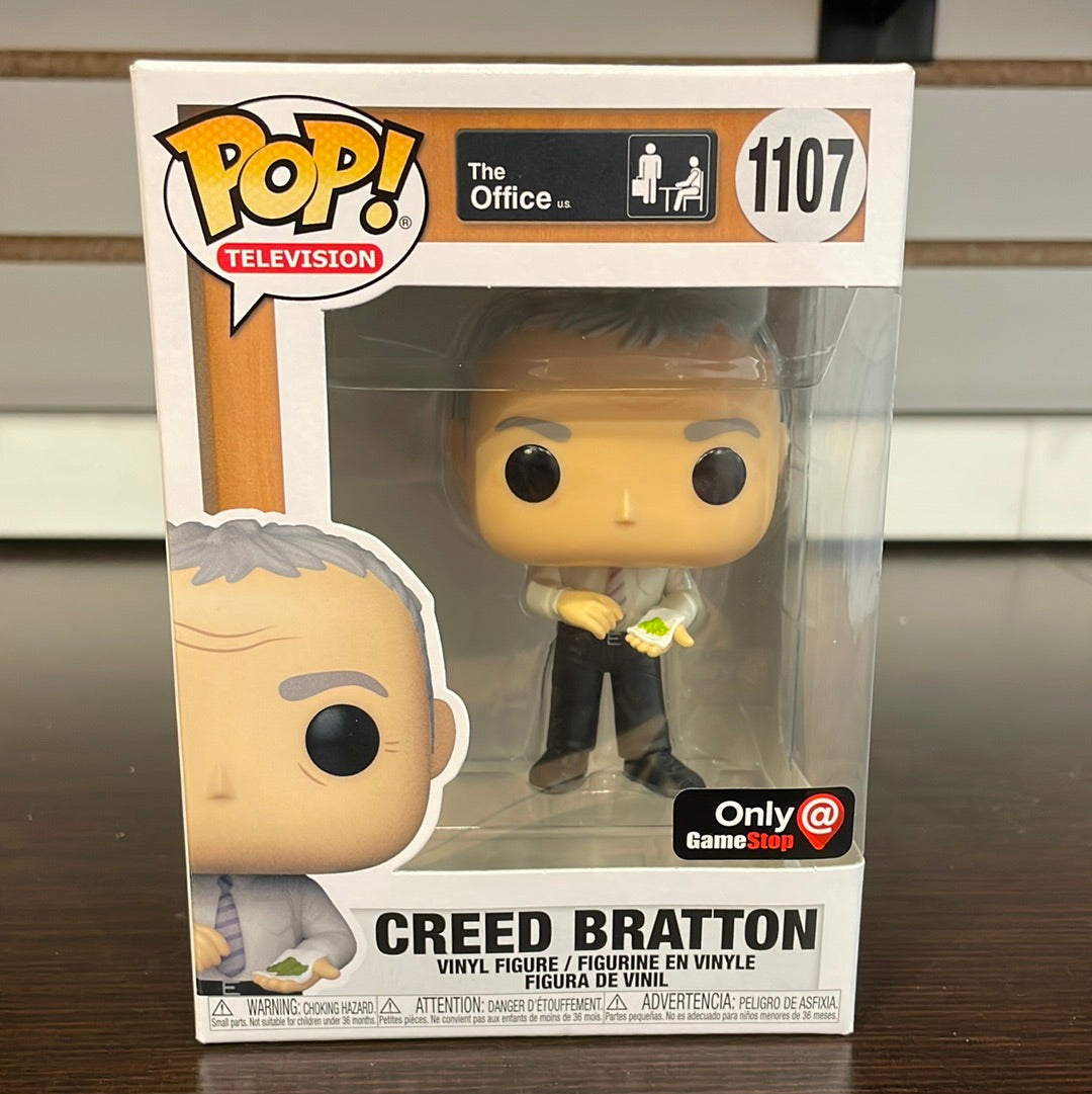 Funko Pop! The Office: Creed Bratton (w/ Mung Beans) #1107 GameStop Exclusive